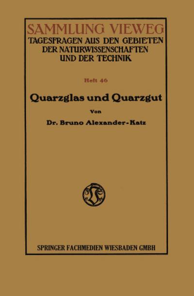 Quarzglas und Quarzgut