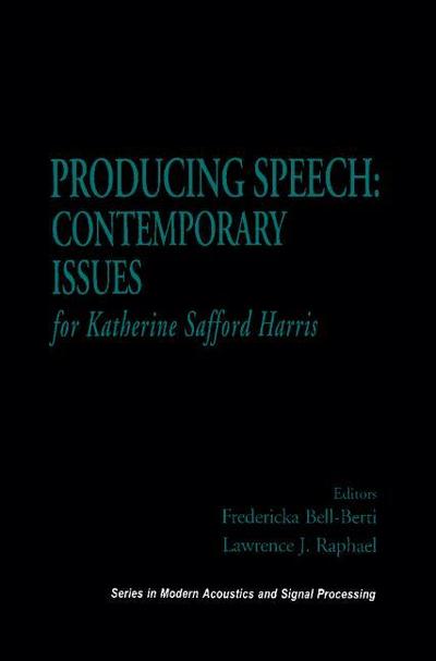 Producing Speech: Contemporary Issues