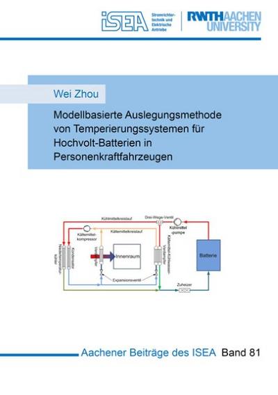 Modellbasierte Auslegungsmethode von Temperierungssystemen für Hochvolt-Batterien in Personenkraftfahrzeugen