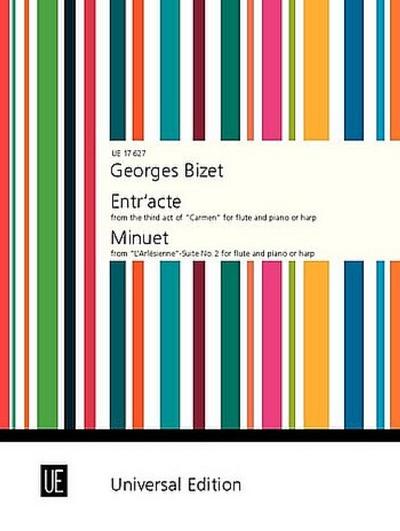 Entr’acte from the third Act ofCarmen for flute and piano or harp
