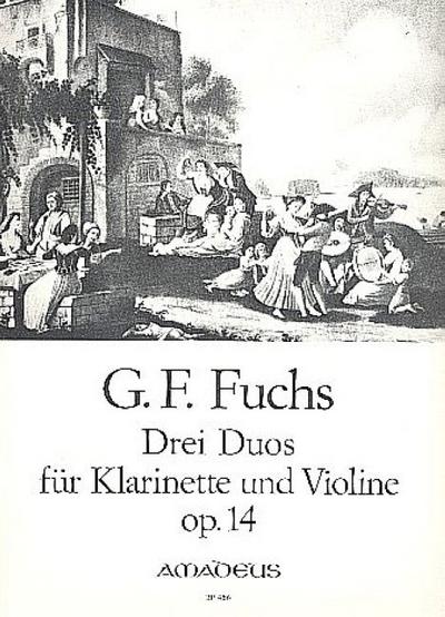 3 Duos op.14für Klarinette und Violine