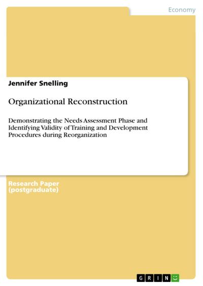 Organizational Reconstruction