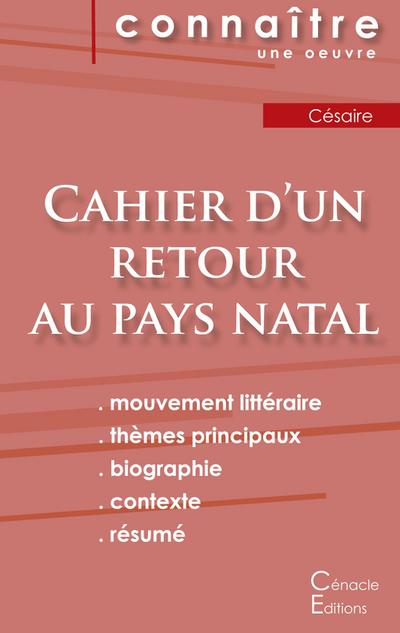 Fiche de lecture Cahier d’un retour au pays natal de Césaire (Analyse littéraire de référence et résumé complet)