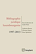 Bibliographie juridique luxembourgeoise 1997-2013