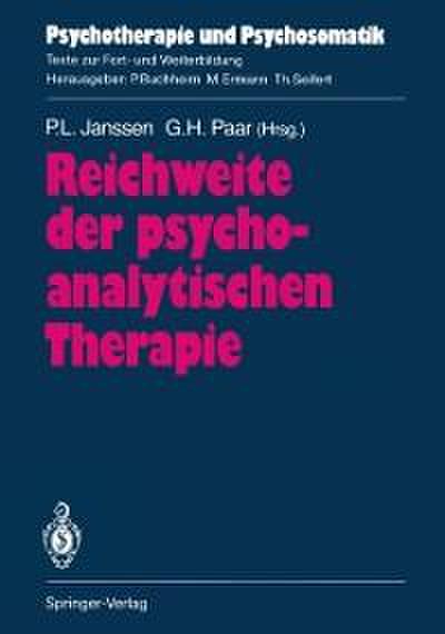 Reichweite der psychoanalytischen Therapie