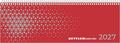 Tischkalender Expert rot 2027