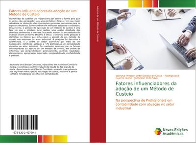 Fatores influenciadores da adoção de um Método de Custeio
