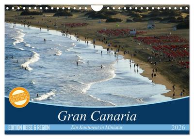 Gran Canaria - Ein Kontinent in Miniatur (Wandkalender 2026 DIN A4 quer), CALVENDO Monatskalender