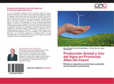 Producción Animal y Uso  del Agua en Provincias Altas del Cusco