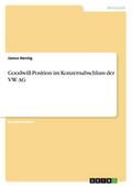 Goodwill-Position im Konzernabschluss der VW AG