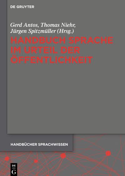 Handbuch Sprache im Urteil der Öffentlichkeit