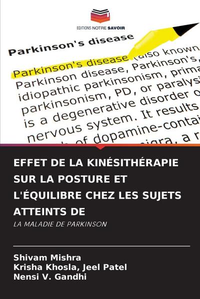 EFFET DE LA KINÉSITHÉRAPIE SUR LA POSTURE ET L’ÉQUILIBRE CHEZ LES SUJETS ATTEINTS DE