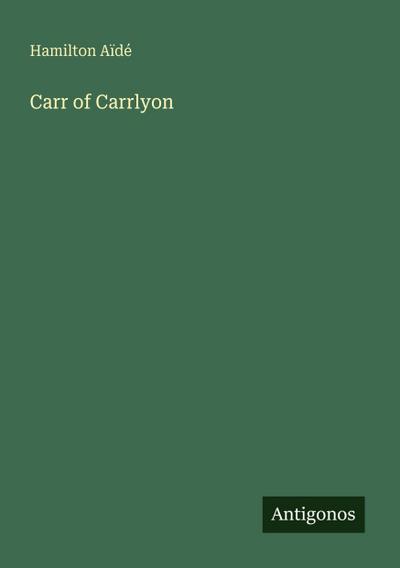 Carr of Carrlyon