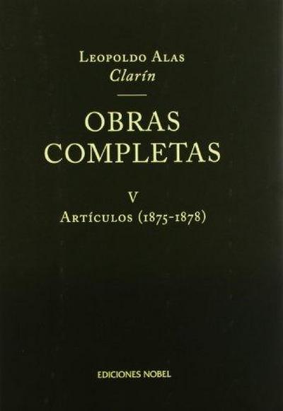 Artículos (1875-1878)