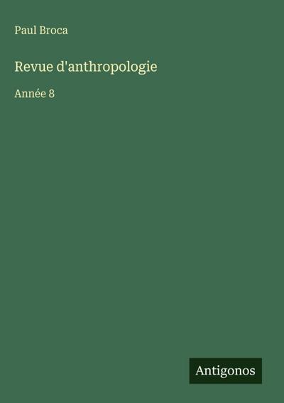 Revue d’anthropologie