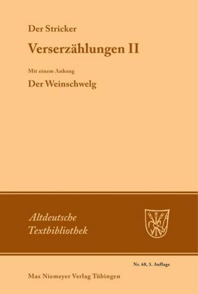 Verserzählungen II