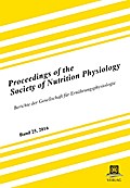 Proceedings of the Society of Nutrition Physiology Band 25
