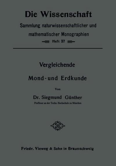 Vergleichende Mond- und Erdkunde