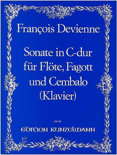 Sonate C-Durfür Flöte, Fagott und Cembalo (Klavier)