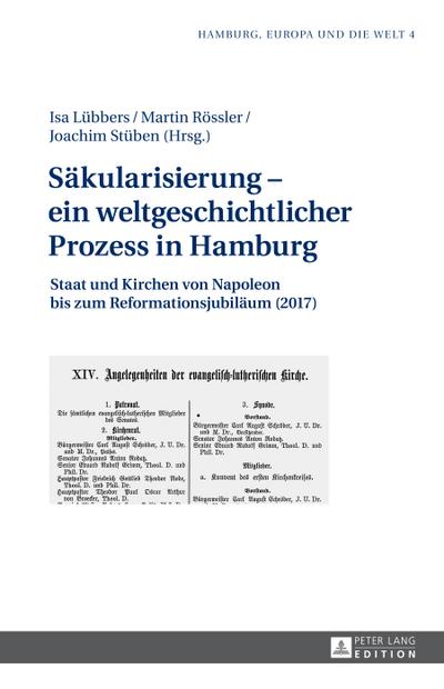 Säkularisierung ¿ ein weltgeschichtlicher Prozess in Hamburg