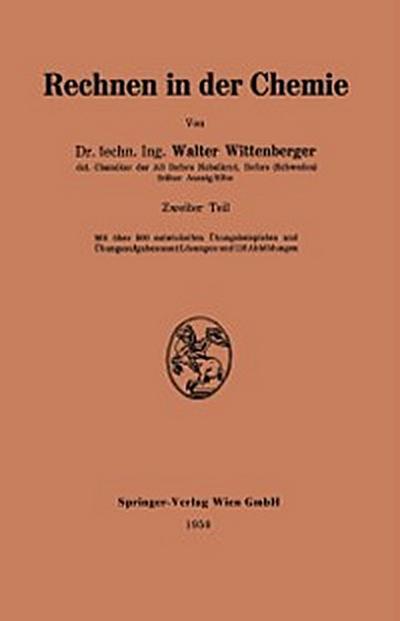 Rechnen in der Chemie