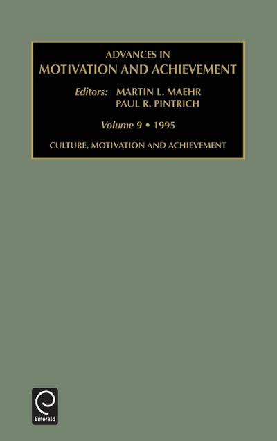 Advances in Motivation and Achievement