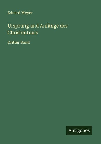 Ursprung und Anfänge des Christentums