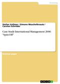 Case Study International Management 2006 ’Sp
