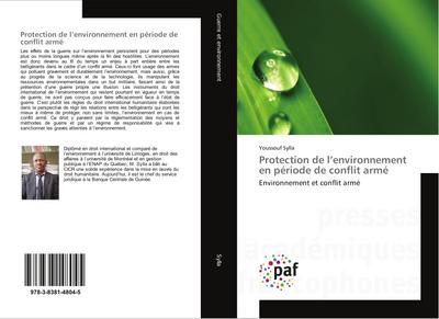 Protection de l’environnement en période de conflit armé