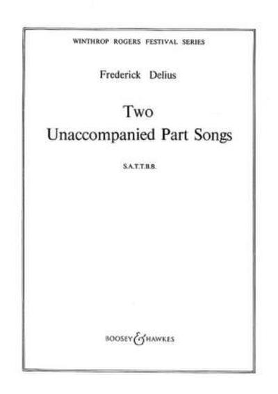 Two Unaccompanied Part Songs