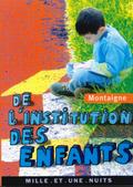 De l’institution des enfants