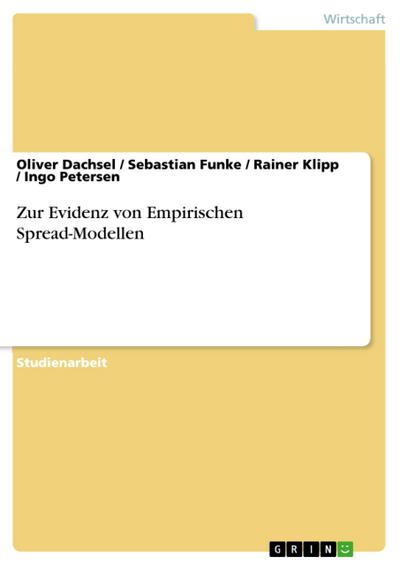 Zur Evidenz von Empirischen Spread-Modellen