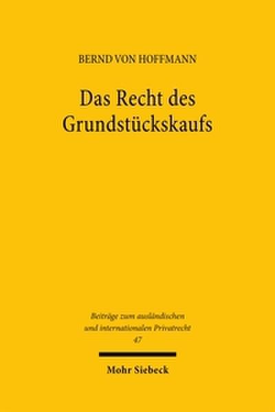 Das Recht des Grundstückskaufs