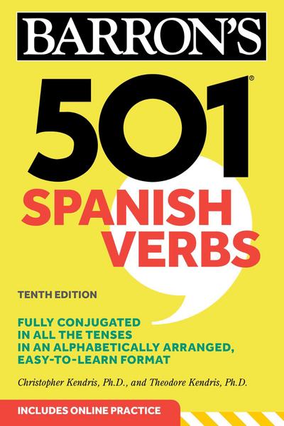 501 Spanish Verbs, Tenth Edition