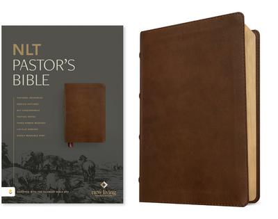 NLT Pastor’’s Bible, Filament Enabled (LeatherLike, Brown, Red Letter)