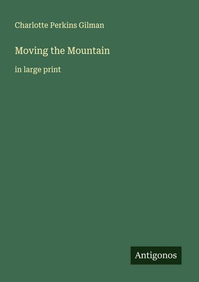 Moving the Mountain