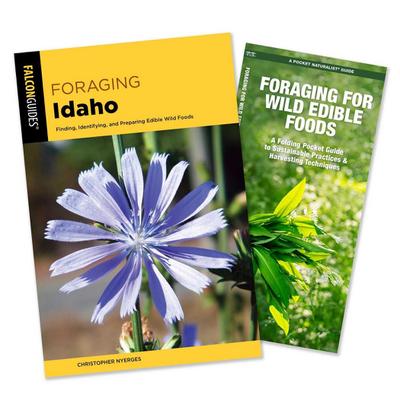Foraging Idaho Guidebook and Folding Pocket Guide Bundle
