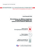 Entwicklung von Silicium-basierten Anodenaktivmate