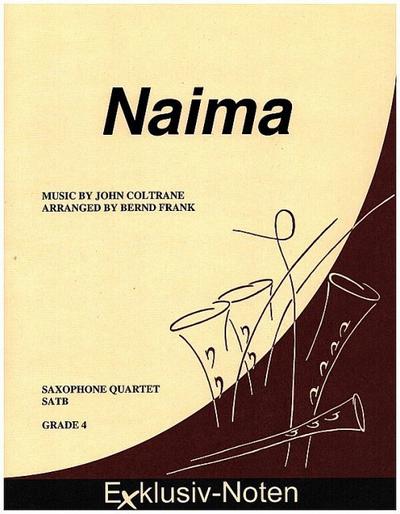 Naimafür 4 Saxophone (SATBar)