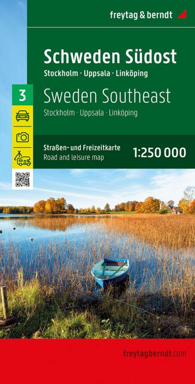 freytag & berndt Straßenkarte Schweden Südost 1:250.000
