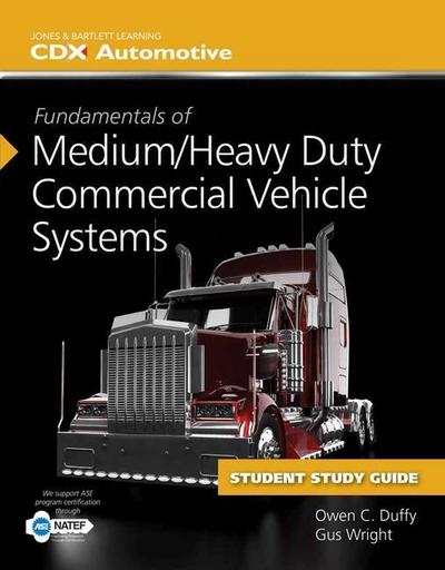 Fundamentals of Medium/Heavy Duty Commercial Vehicle Systems, Fundamentals of Medium/Heavy Duty Diesel Engines, and 1 Year Access to Medium/Heavy Vehicle Online.