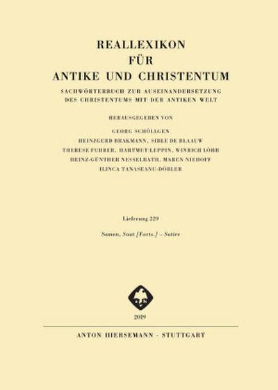 Reallexikon für Antike und Christentum