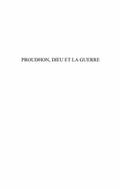 Proudhon dieu et la guerre unephilosoph