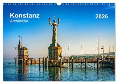 Konstanz Architektur (Wandkalender 2026 DIN A3 quer), CALVENDO Monatskalender