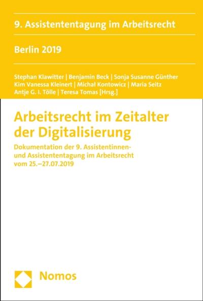 Arbeitsrecht im Zeitalter der Digitalisierung