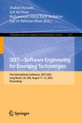 SEETSoftware Engineering for Emerging Technologies
