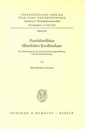 Portfolioeffekte öffentlicher Kreditnahme.