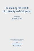 Re-Making the World: Christianity and Categories