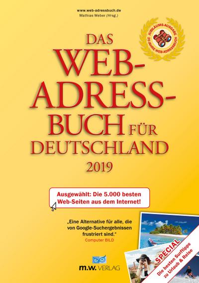 Web-Adressbuch für Deutschland 2019