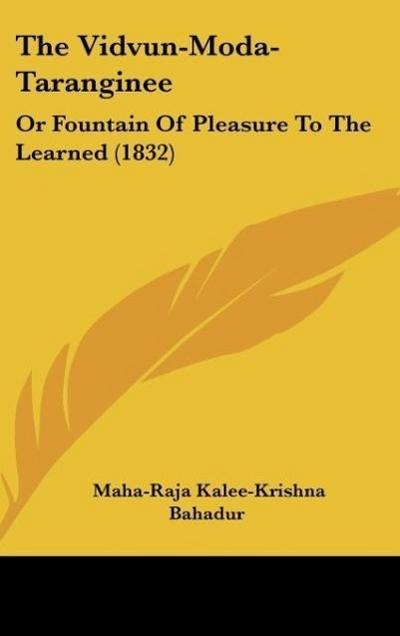 The Vidvun-Moda-Taranginee